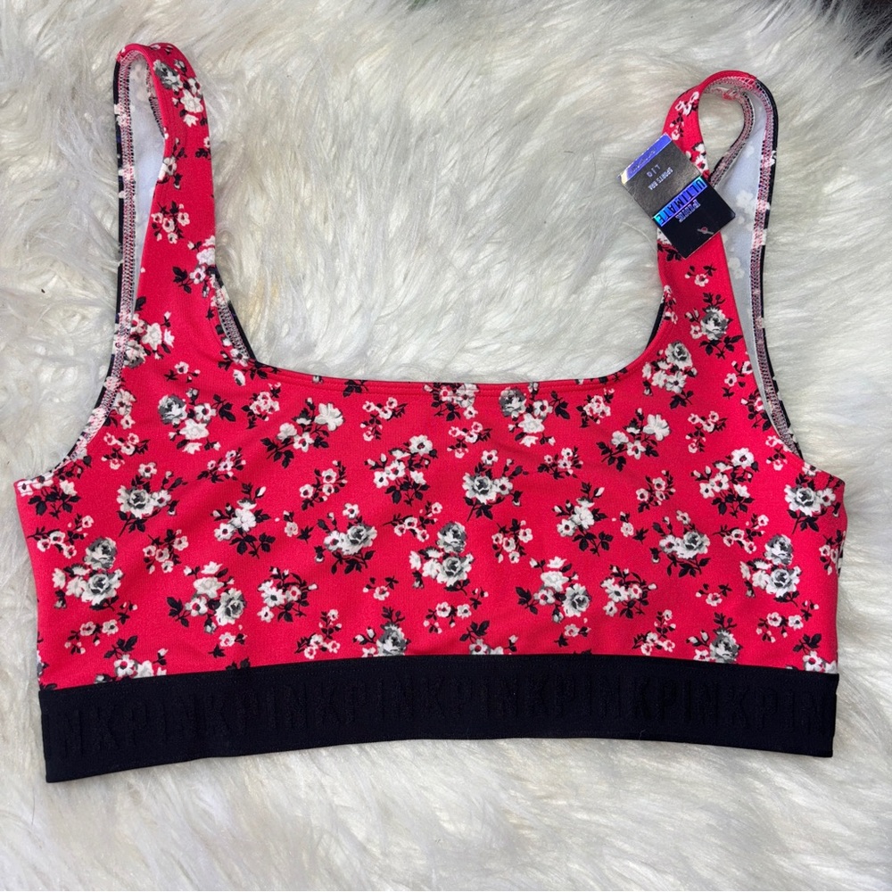 Victoria’s Secret pink Ultimate Sports Bra LG NWT